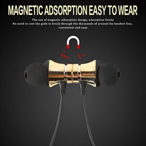 MADAGI Earphone Magnetic in-Ear Stereo Headset Earphone Wireless Bluetooth 4.2 Headphone Gift Blue