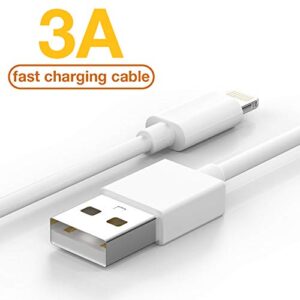 5 Pack(10FT)[Apple MFi Certified] iPhone Charger Long Lightning Cable Fast Charging iPhone Charger Cord Compatible iPhone 14/14 Pro Max/13 Pro Max/12/11 Pro Max/Mini/XS MAX/XR/XS/X/8/7/Plus/6 iPad