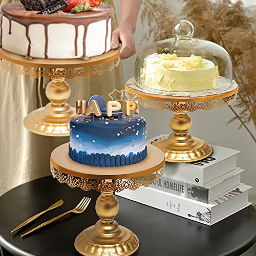 Gold Cake Stand Set Cupcake Holder for Dessert Cake Table Decor