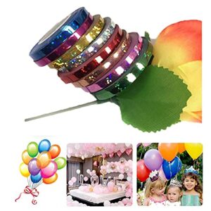 8 Rolls Balloon Curling Ribbon String Roll Gift Wrapping Ribbons for Wedding Festival Birthday Party Art Craft Decoration, 10.94 Yards Per Roll, Assorted Colors