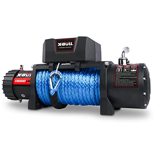 X-BULL-winch 13000- Traction products and winches-Synthetic rope winches-13000 pounds load capacity-rc winch- (SUV)