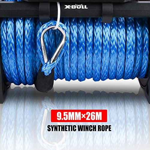 X-BULL-winch 13000- Traction products and winches-Synthetic rope winches-13000 pounds load capacity-rc winch- (SUV)