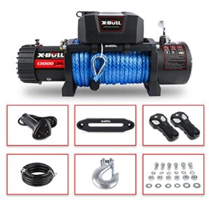 X-BULL-winch 13000- Traction products and winches-Synthetic rope winches-13000 pounds load capacity-rc winch- (SUV)