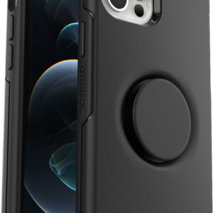 OtterBox + Pop Symmetry Series Case for iPhone 12 PRO MAX (NOT Mini/12/12 Pro) Non-Retail Packaging - Black