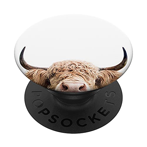 Highland Cow Picture PopSockets Swappable PopGrip