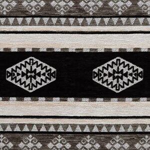 ILME Kilim Pattern Upholstery Fabric Kilim Bohemian Boho Tapestry Tribal Southwestern Turkish Persian Moroccan Mexican Ethnic Fabric by The Yard Meter (4 Yard)