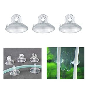 100 Pieces Aquarium Fish Tank Suction Cup Clip Holder for Fish Tank Hose Clip Hose Holder