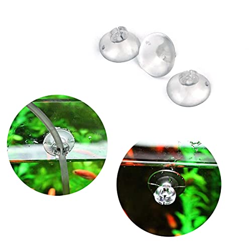 100 Pieces Aquarium Fish Tank Suction Cup Clip Holder for Fish Tank Hose Clip Hose Holder