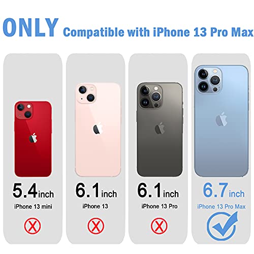 JJGoo Compatible with iPhone 13 Pro Max Case Clear, Transparent Soft Shockproof Protective Slim Thin Bumper Cover Phone Case for iPhone 13 Pro Max- 6.7 inch