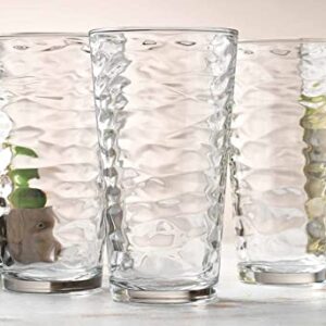 Glaver's Drinking Glasses Set of 10 Highball Glass Cups, Premium Glass Quality Coolers 17 Oz. Glassware. Ideal for Water, Juice, Cocktails, and Iced Tea. Dishwasher Safe.…