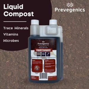 Liquid Compost | Worm Tea with Trace Minerals, Vitamins, and Aerobic Microbes | Improves Soil Health, Mobile Microbes, and Enhance Nutrient Uptake | 32 fl. oz.