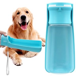 portable dog water bottle for walking 19 oz or 12 oz portable pet water bottles for puppy small medium large dogs water dispenser dog water bowl dog accessories