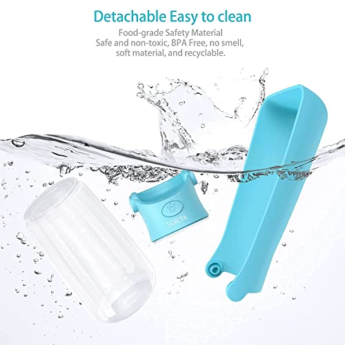 Portable Dog Water Bottle for Walking 19 OZ or 12 OZ Portable Pet Water Bottles for Puppy Small Medium Large Dogs Water Dispenser Dog Water Bowl Dog Accessories