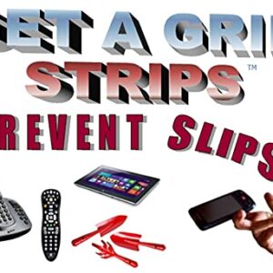 Get a Grip Solutions 16 Get-A-Grip Strips for Stuff That Slips | 48 Square Inches of Coverage | Non-Slip/Anti-Slip Surface Grip | Great for Phone, Laptop, Tablets. Anything That Slips