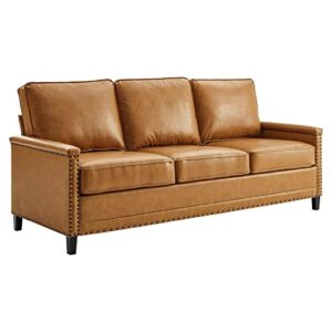 modway ashton sofas, tan