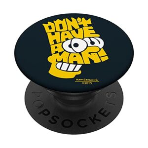 the simpsons bart simpson don’t have a cow man popsockets swappable popgrip