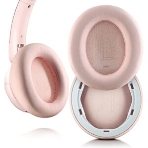 xberstar professional headphones ear pads cushions replacement -earpads for soundcore life q30 / q35 bt headset (pink)