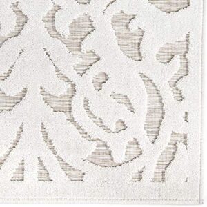 MY TEXAS HOUSE Boucle Lady Bird Made-to-Order Indoor/Outdoor Area Rug, Natural Driftwood, 1'11" x 3'