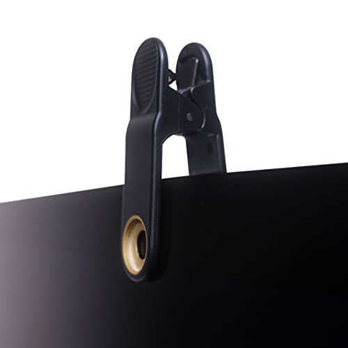 Barrier Tools iMac Camera Cover | Clip On Webcam Cover | Easy To Use Camera Blocker | Opens Wide | Fits Most Computer Webcams - Black