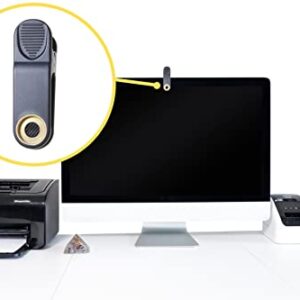 Barrier Tools iMac Camera Cover | Clip On Webcam Cover | Easy To Use Camera Blocker | Opens Wide | Fits Most Computer Webcams - Black