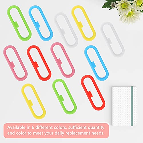 12 Pieces Replacement Fastener Ring 20 mm Silicone Replacement Fastener Secure Loops Silicone Connector Security Rings Holder Keeper Loops Replacement for Smartwatch Strap Accessories, 6 Colors