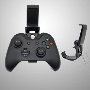 2Pc Universal Phone Mount Bracket Gamepad Controller Clip Stand Holder for One Game Handle (Black) Cell Phone Automobile Accessories