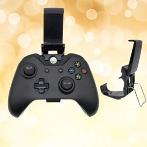 2Pc Universal Phone Mount Bracket Gamepad Controller Clip Stand Holder for One Game Handle (Black) Cell Phone Automobile Accessories