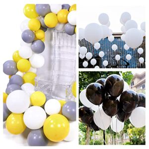 White Balloons 12 Inch, 100 Pack Premium Quality Latex Party Balloons for Brthday Shower Weding Decorations