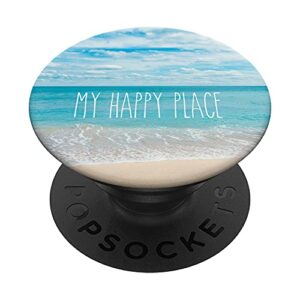 rae inspired dunn mug my happy place summer vacay beach day popsockets swappable popgrip