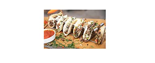 A2 Blackstone Stainless Steel Taco Rack Holder with Handles (2)