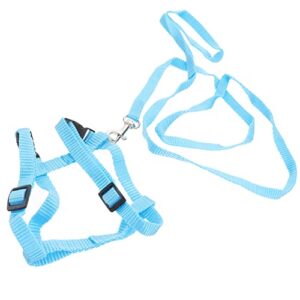 balacoo rabbit harness, adjustable bunny harness leash nylon strap small animals pet accessories for outdoor walking (random color)