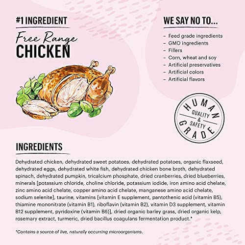 The Honest Kitchen Dehydrated Grain Free Chicken & Fish Cat Food, 4 lb Box