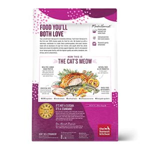 The Honest Kitchen Whole Food Clusters Grain Free Chicken & Fish Dry Cat Food, 4 lb Bag