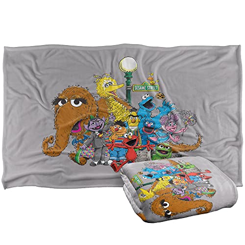 Sesame Street Group Street Light Officially Licensed Silky Touch Super Soft Throw Blanket 36" x 58"