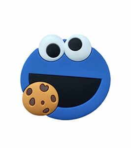eggy cute cartoon cell phone holder grip stand compatible with iphone and android (cookie)
