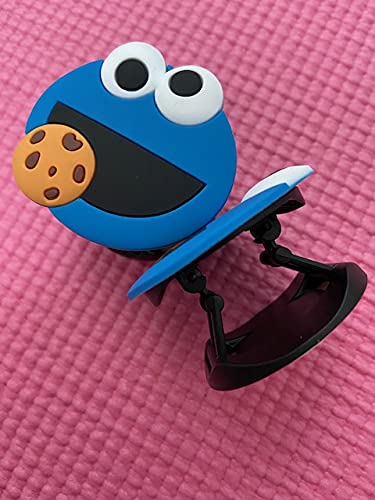 Eggy Cute Cartoon Cell Phone Holder Grip Stand Compatible with iPhone and Android (Cookie)