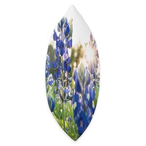 Flower Lover Gift Ideas Bluebonnet Texas Wildflower Throw Pillow, 16x16, Multicolor