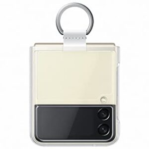 SAMSUNG Galaxy Z Flip3 Clear Cover with Ring - Official Case - Plastic,Foldable, Transparent