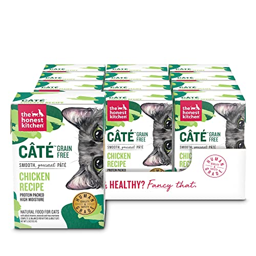 The Honest Kitchen Câté™ Grain Free Chicken Pâté Wet Cat Food, 5.5 oz (Pack of 12)