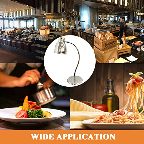 Single Bulb Heat Lamp for Food 250w Food Warming Light Buffet Warmer Lamps for Fries,Fried Food,Pizza,Donuts,Pastas