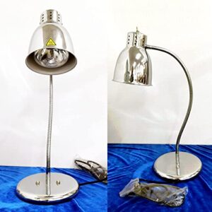 Single Bulb Heat Lamp for Food 250w Food Warming Light Buffet Warmer Lamps for Fries,Fried Food,Pizza,Donuts,Pastas