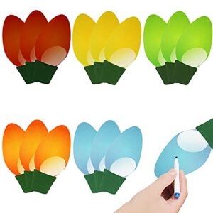 christmas bulb cutouts 40 pieces chic colorful bulb cutouts with 60 glue point dots for christmas new year party classroom bulletin board and home decoration