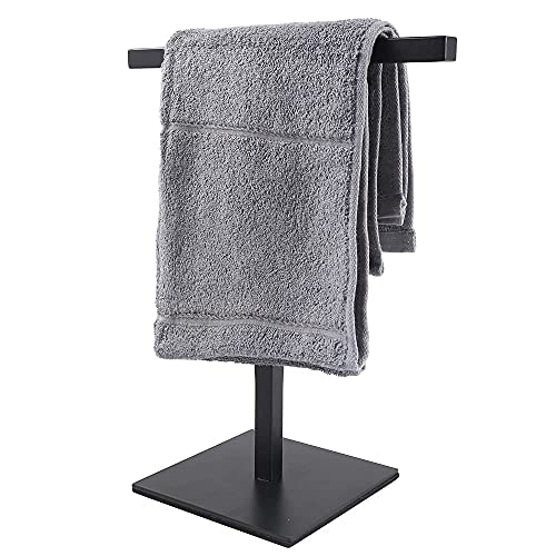 Bathroom Hand Towel Holder Stand，T-Shape Hand Towel Holder Stand SUS304 Stainless Steel for Bathroom，Kitchen or Vanity Countertop