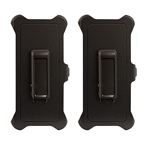 Caseium Holster Belt Clip Replacement [2 Pack] Compatible with OtterBox Defender Series Case for Apple iPhone 12 / iPhone 12 Pro (6.1") - 2PCS