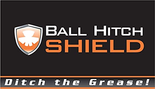 Ball Hitch Shield - Fits 2 516 or 2 12 Ball Replace The Grease with a 100 Industrial Grade Teflon Shield No More Mess, white