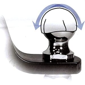 Ball Hitch Shield - Fits 2 516 or 2 12 Ball Replace The Grease with a 100 Industrial Grade Teflon Shield No More Mess, white