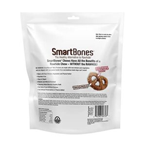 SmartBones No Artificial Colors or Preservatives Pretzel-Style Chews, Treat Your Dog to a Fun Shapped Rawhide-Free Chew