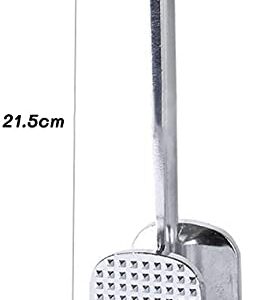Meat Tenderizer Tool,Stainless Steel Dual-Sided Heavy Duty Meat Pounder,Use Pounding Beef,Steak,Chicken,Pork