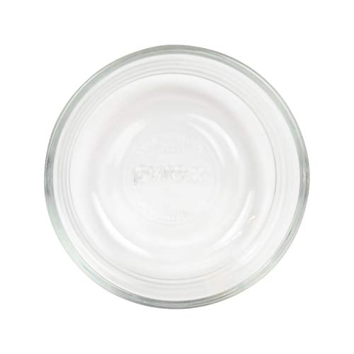 Pyrex (2 7202 Glass Bowls & (2) 7202-PC Olive Green Lids