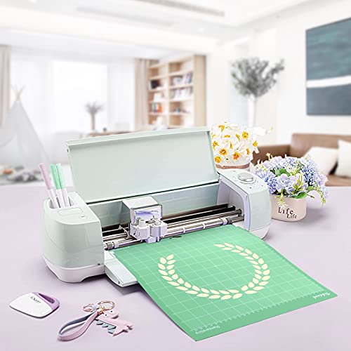 VIKDOOK Cutting Mat for Cricut Machine 12” X12” 5 Pack Mats Standard Grip Sticky Mats Green Color Pack